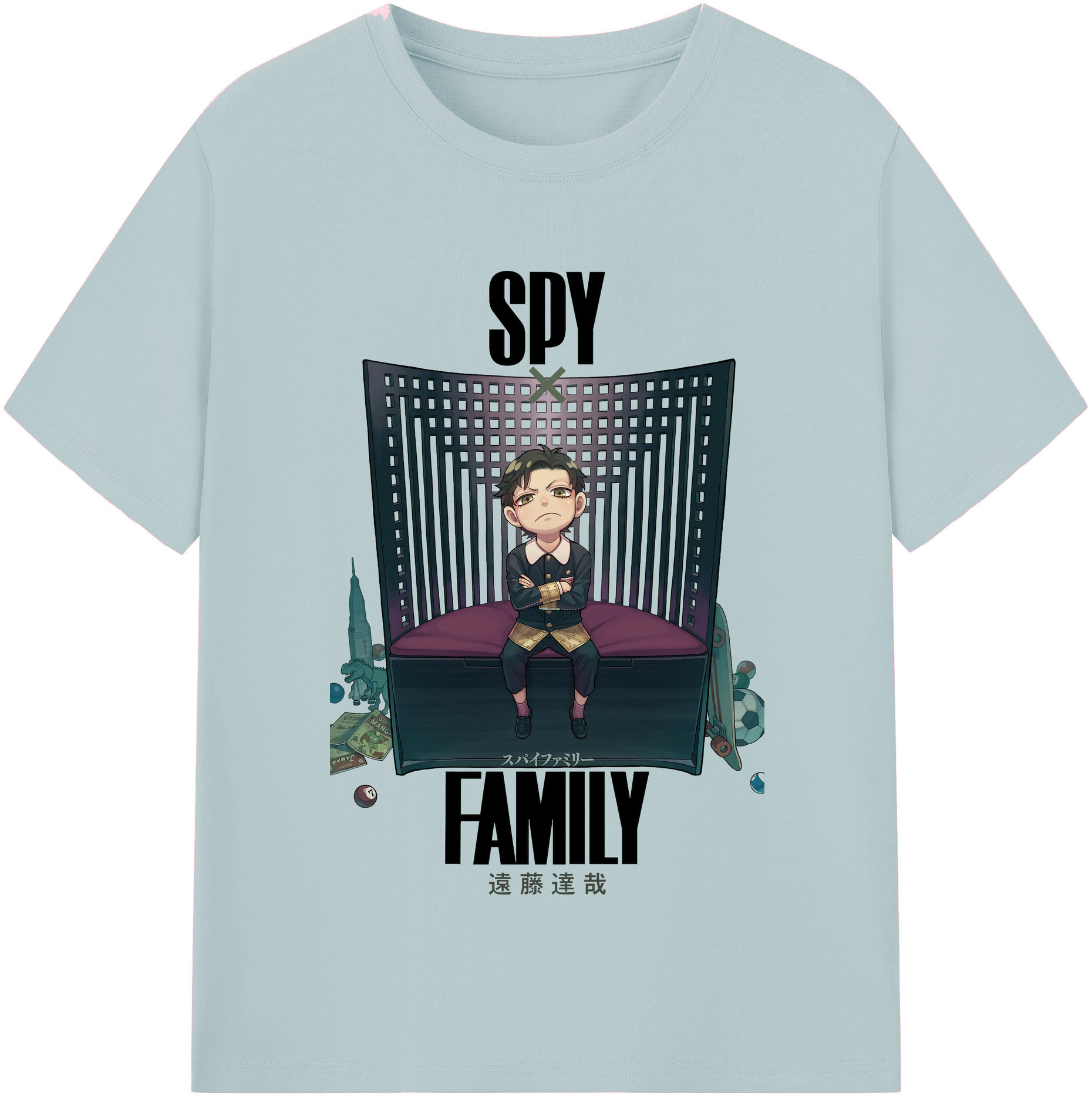 （画像用） SPY×FAMILY间谍家家酒 綿100％半袖Tシャツ（フロントプリント）